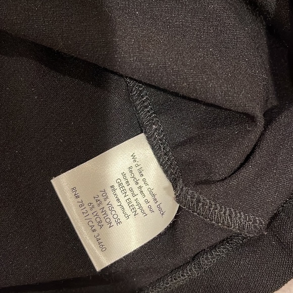 Eileen Fisher Black Mini Skirt Size Petite M - Picture 5 of 8